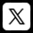 X (formerly Twitter) light logo